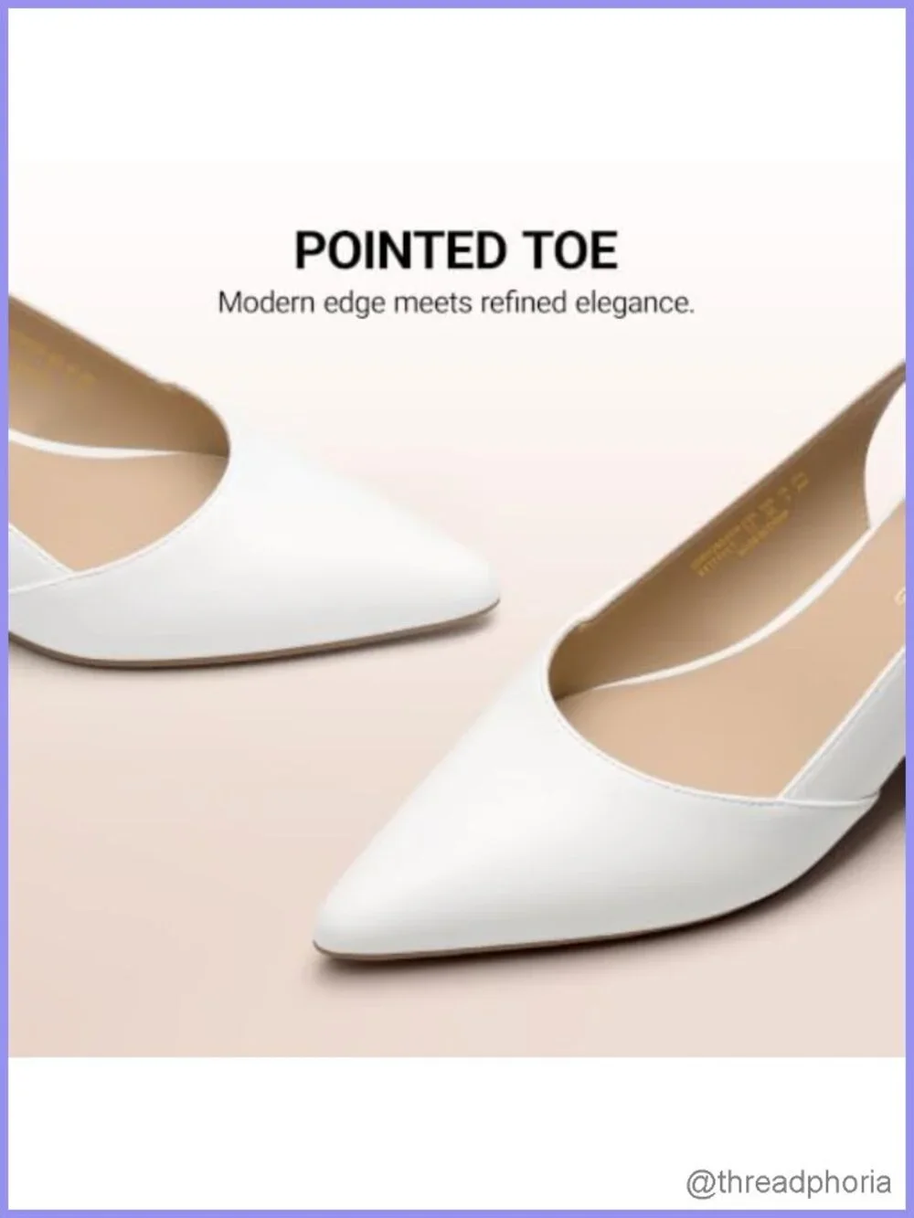 Women's Slingback Chunky Heels Pointed Toe Block Heels Pumps Work Shoes